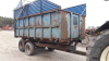 Twin axle tipping trailer c/w silage sides & folding grain sides - 8