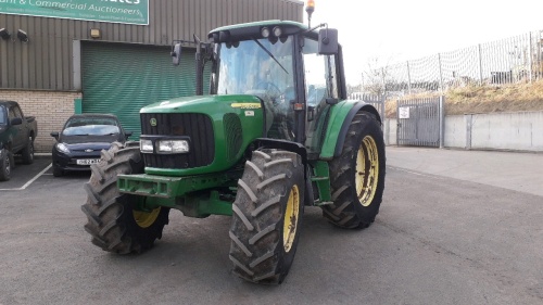 2006 JOHN DEERE 6420 4wd tractor, 3 x spools,3 point links, puh, twin assister rams, air seat (YJ06 KFD) (V5 in office)