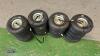 20 x pneumatic wheels & tyres (4.10/3.50-4) - 2