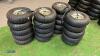 20 x pneumatic wheels & tyres (4.10/3.50-4)