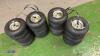 20 x pneumatic wheels & tyres (4.10/3.50-4) - 3