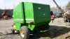 2002 JOHN DEERE 568 round baler, wide pickup reel, net wrap & control box S/n:021151 - 20