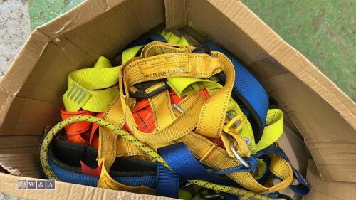 Box of safety harnesses