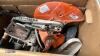 Box of STIHL petrol stone saw parts - 3