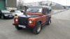 1999 LANDROVER DEFENDER 110 2.5 tdi (T349 TBB) (MoT 1st November 2021)(Orange/Black) (s/n SALLDHA67WA151110) (V5, MoT, Service history & Invoice file in office) (Spare key/locking wheel nut in office) - 2