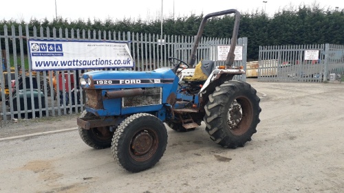 FORD 1920 4wd tractor, 3 point links,pto, Rops (s/n UP31064)