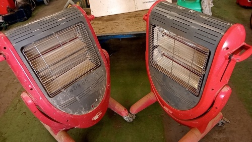 2 x ELITE HEAT 110v heaters