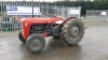 MASSEY FERGUSON 35 diesel tractor, 3 point links, puh, pto S/n:SJ94059LD (No Vat)