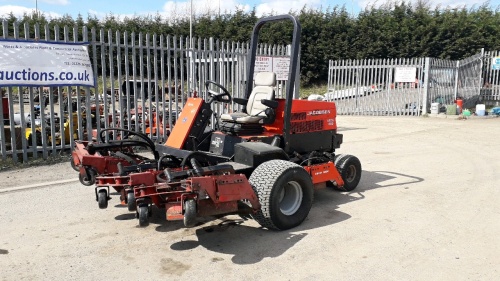 2001 JACOBSEN AR250 4wd 5 deck mower c/w 4 cylinder KUBOTA engine (s/n ZT000348)