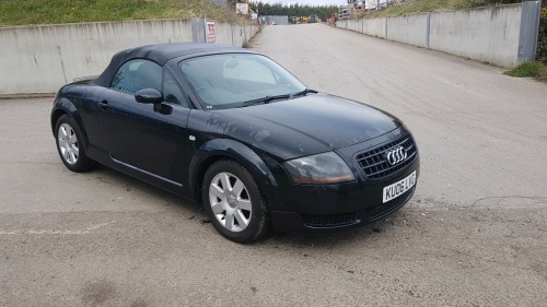 2006 AUDI TT TURBO CONVERTIBLE petrol (KU06 LVG) (MoT 28th February 2022) (Black) (V5 & MoT in office)