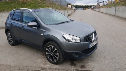 2012 NISSAN QASHQAI N-TEC+ IS DCI 5dr diesel hatchback car (SL62 VTP) (Grey) (MoT 6th January 2022) (V5 & MoT in office)