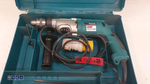 MAKITA HP2070 110v drill c/w case