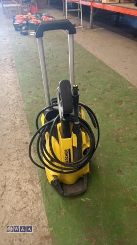 KARCHER 240v pressure washer c/w hose & lance