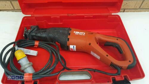 HILTI WSR1400 PE 110v reciprocating saw c/w case