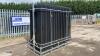 28 x 2m high x 2.4m long powder coated fencing panels & 29 fence posts (67m)