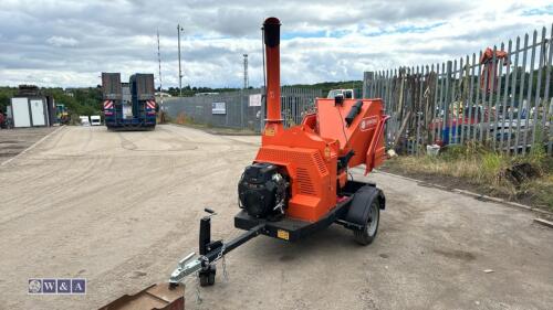 SUMMERDALE EXPERT electric start fast tow petrol wood chipper (s/n EX20220018) (unused)