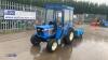 ISEKI 3210 4wd compact tractor & trailer c/w 12 speed transmission, diff lock + 540 / 1000 speed Pto, grass tyres, full Cab, 3 point linkage, trailer hitch, 3 x hydraulic spools, 3 cylinder 21hp engine (No Vat) (All hour and odometer readings are unverif - 2