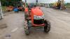 KUBOTA L1361 4wd compact tractor, 3 point linkage, Rops (YD20 XRK) (All hour and odometer readings are unverified and unwarranted) - 3