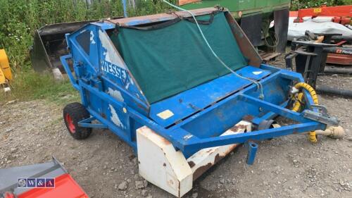 WESSEX trailed sweeper collector c/w Pto shaft