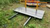 Trailer bale extension c/w removable gormer - 3