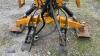 McCONNELL POWER ARM tractor mounted backhoe c/w Pto hydraulic pump & hydraulic jack legs - 12