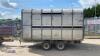 IFOR WILLIAMS DP120 3.5t twin axle livestock trailer with partitions (s/n 96768) - 2