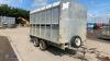 IFOR WILLIAMS DP120 3.5t twin axle livestock trailer with partitions (s/n 96768) - 6