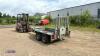 IFOR WILLIAMS GX84 2.6t twin axle plant trailer (A11042) - 3