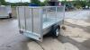 7 x 4 single axle trailer c/w mesh side & ramp door (unused) - 5