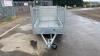 7 x 4 single axle trailer c/w mesh side & ramp door (unused) - 7