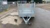 6 x 4 single axle trailer c/w mesh side & ramp door (unused) - 8