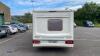 2002 ABBEY SPECTRUM caravan c/w full size awning, fixed bed pull out, double bed at the front, toilet, shower, cooker, fridge (keys in office) - 4