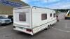 2002 ABBEY SPECTRUM caravan c/w full size awning, fixed bed pull out, double bed at the front, toilet, shower, cooker, fridge (keys in office) - 5