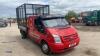 2011 FORD TRANSIT 100 T350L d/c rwd dropside pick-up c/w caged back (LR11 DXT)(MoT 29th September 2024)(V5 & spare keys in office) (All hour and odometer readings are unverified and unwarranted) - 6