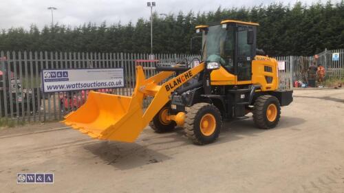 2024 BLANCHE TW36 wheeled loader (s/n 24D050) with front bucket & shuttle gears (All hour and odometer readings are unverified and unwarranted)