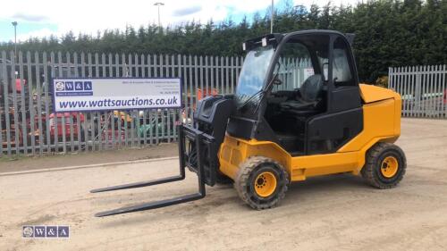 2021 JCB 36-26D 4wd Teletruk (s/n CM2996496) with forks & side-shift (All hour and odometer readings are unverified and unwarranted)