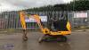 2017 JCB 801.4 rubber tracked excavator (s/n H2541654) with bucket, blade, piped & Q/hitch (All hour and odometer readings are unverified and unwarranted) - 2