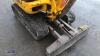 2017 JCB 801.4 rubber tracked excavator (s/n H2541654) with bucket, blade, piped & Q/hitch (All hour and odometer readings are unverified and unwarranted) - 9