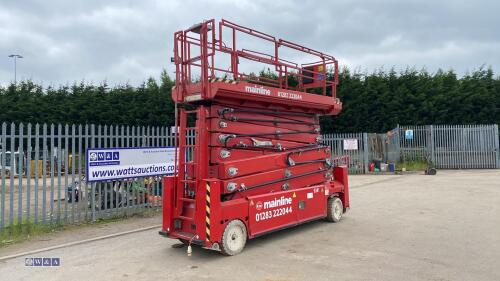 2012 PB S225-12ES battery scissor lift (9341)