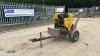 TEREX MBR71 pedestrian roller c/w trailer