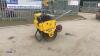 2018 MECALAC MBR vibrator pedestrian roller c/w hydraulics for breakers