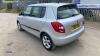 2011 SKODA FABIA GREENLINE 1.2 TDI CR 5-door diesel hatchback car c/w air conditioning (YD61 RDX)(MoT 25th February 2025)(V5, MoT, service book, manuals, & other history in office) (All hour and odometer readings are unverified and unwarranted) - 3