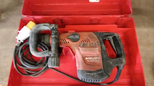 HILTI TE500 breaker c/w case