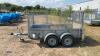 FOR WILLIAMS GD84 2.7t twin axle plant trailer with mesh sides (3386475) - 2