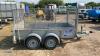 FOR WILLIAMS GD84 2.7t twin axle plant trailer with mesh sides (3386475) - 6