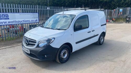 2020 MERCEDES CITAN 109 PURE CDI 6 speed manual diesel van c/w side loading door (YE20 HKZ))