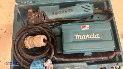 MAKITA TW3000C 110v multi tool c/w accessories & case