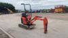 2014 KUBOTA U10-3 rubber tracked excavator (s/n 3204124) with blade, piped & expanding tracks - 6