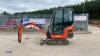 2016 KUBOTA KX016-4 rubber tracked excavator (s/n Z060108)(3274451) with bucket, blade, piped, cab & expanding tracks - 2