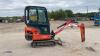 2016 KUBOTA KX016-4 rubber tracked excavator (s/n Z060108)(3274451) with bucket, blade, piped, cab & expanding tracks - 6